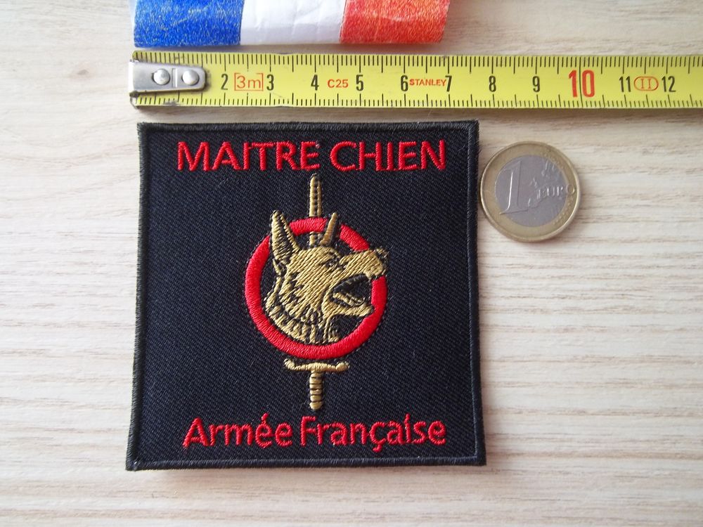 patch insigne &eacute;cusson militaire arm&eacute;e Ma&icirc;tre chien Arm&eacute;e 