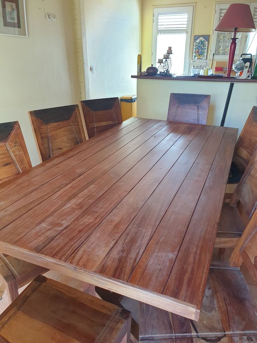 Ensemble Salle &agrave; manger Buffet en bois massif Meubles