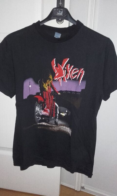 T-Shirt : Vixen - Edge of a Broken Heart European Tour 1989  220 Angers (49)