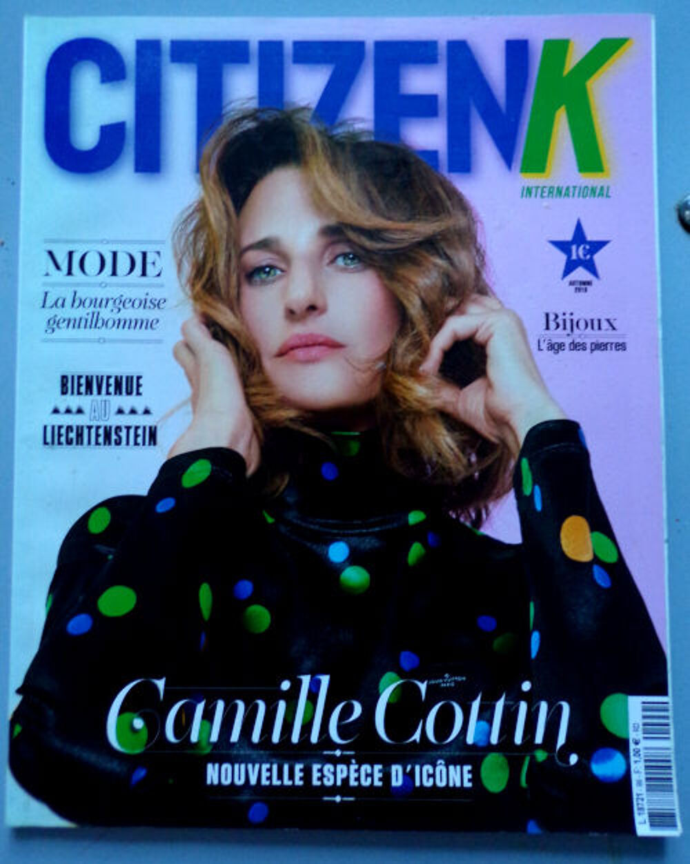 Citizen k n&deg; 99 Camille Cottin automne 2019 Livres et BD