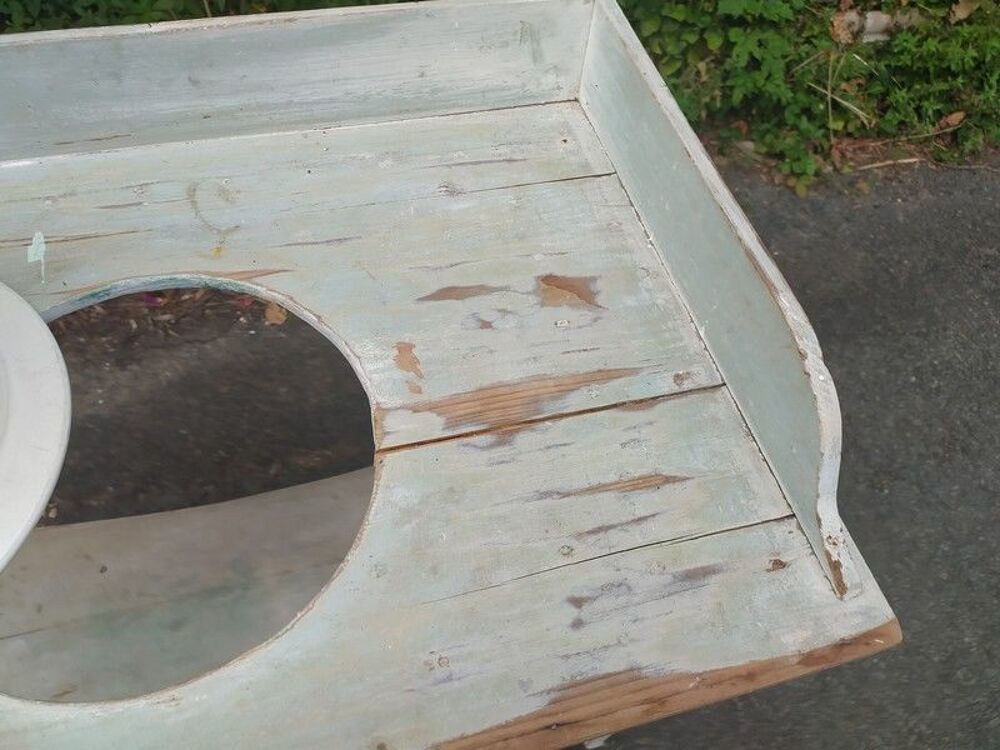 Ancien Meuble Table de Toilette Vasque Fa&iuml;ence Meubles
