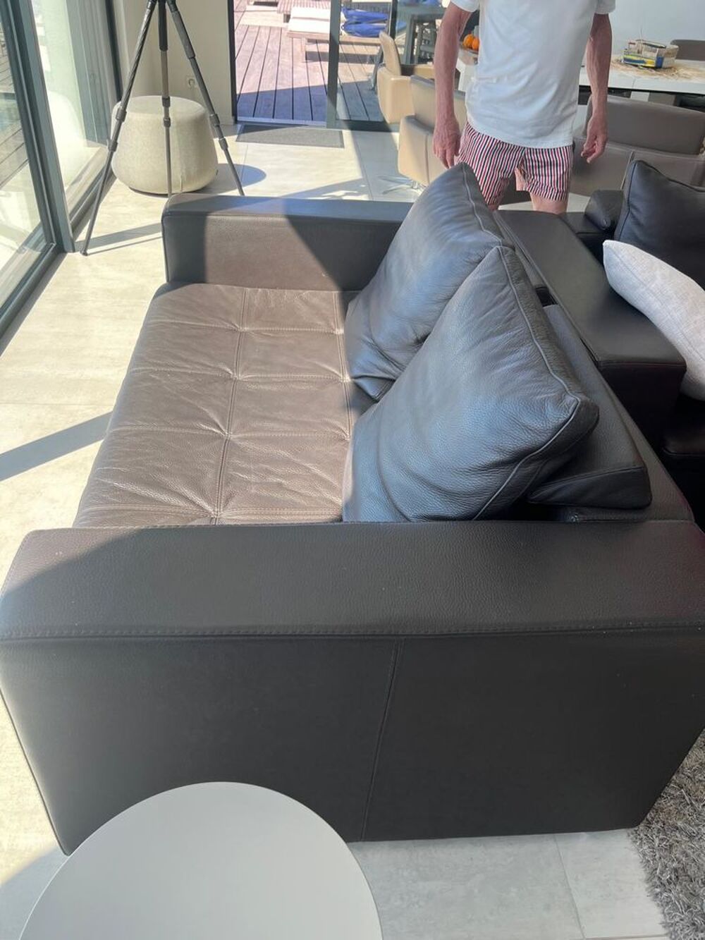 2 canapes cuir buffle Meubles
