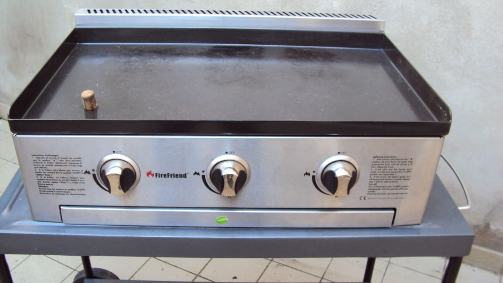 PLANCHA GAZ 3 BRULEURS Jardin