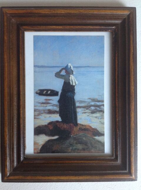 CADRE EN BOIS SOUS VERRE Envoi Possible 6 Tr�gunc (29)