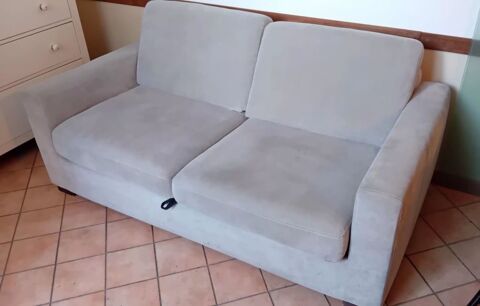 Canap� gris 2 places Soisy-sous-Montmorency (95)