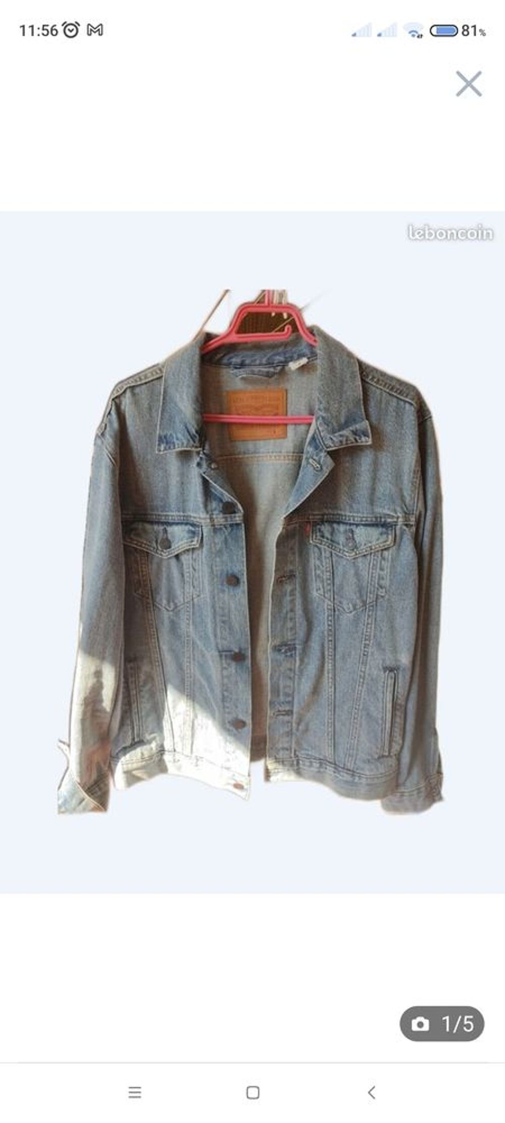 Original mod&egrave;le trucker
Valeur en boutique 130€ Vêtements