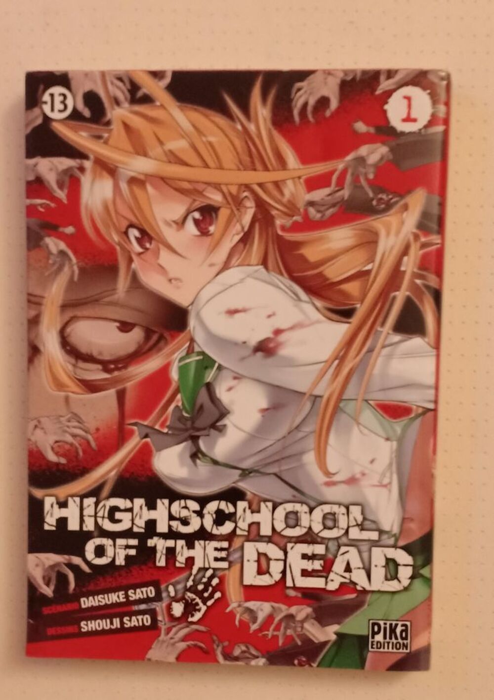 manga Higgschool of the dead tome 1 Livres et BD