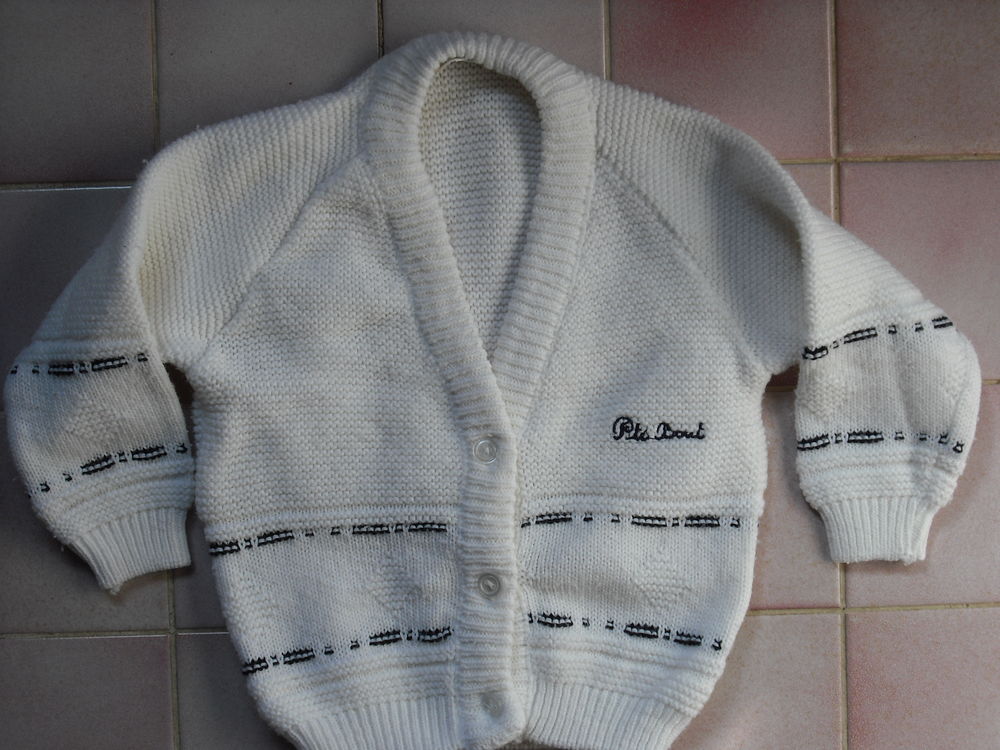 gilet banc "petit bout" Vêtements enfants