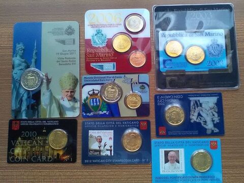8 KIT DE PIECE DE SAINT MARIN ET DU VATICAN 120 Dolus-d'Ol�ron (17)