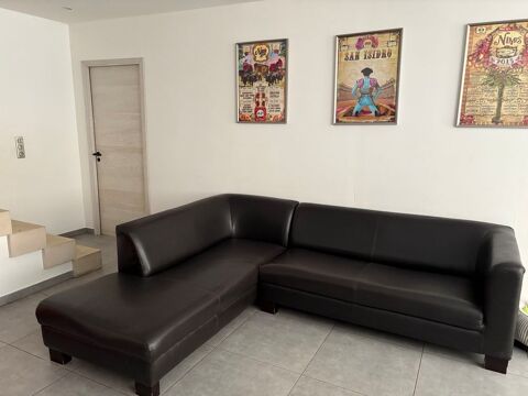 canap� d'angle en cuir 2 m x 2,50 m 280 Saint-Hippolyte-du-Fort (30)