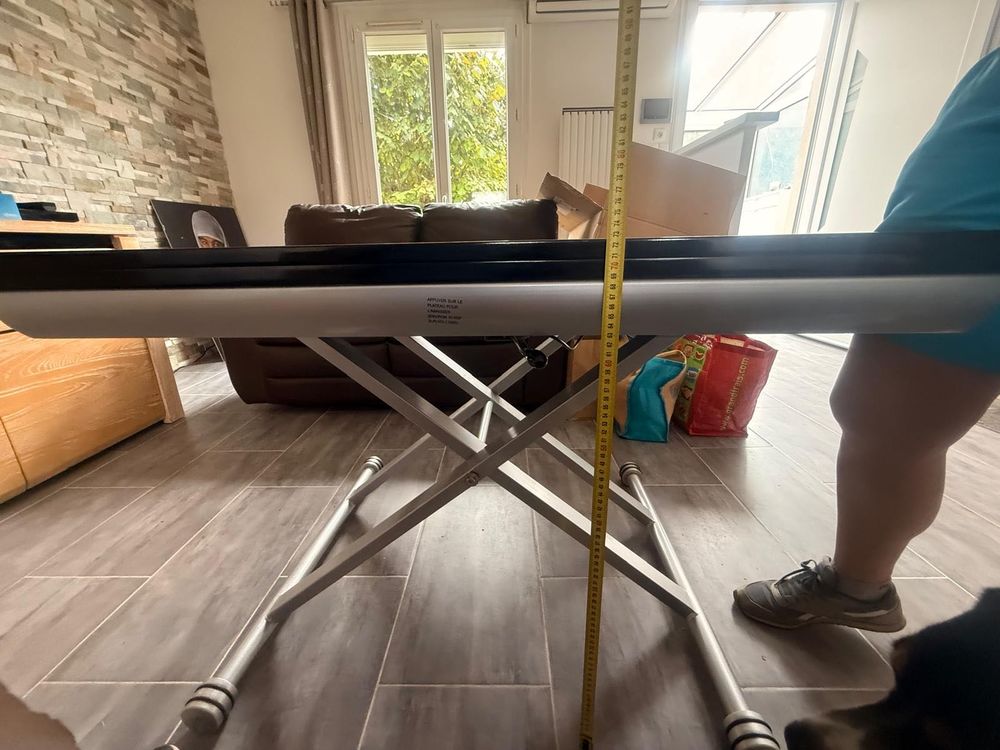 table basse multiposition verre Meubles