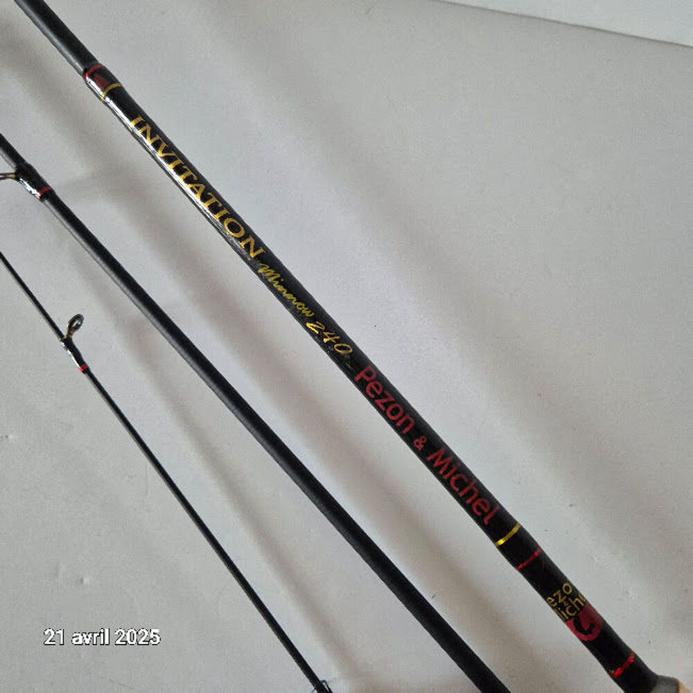 Canne neuve carnassier Pezon et Michel Invitation Minnow 240 Sports