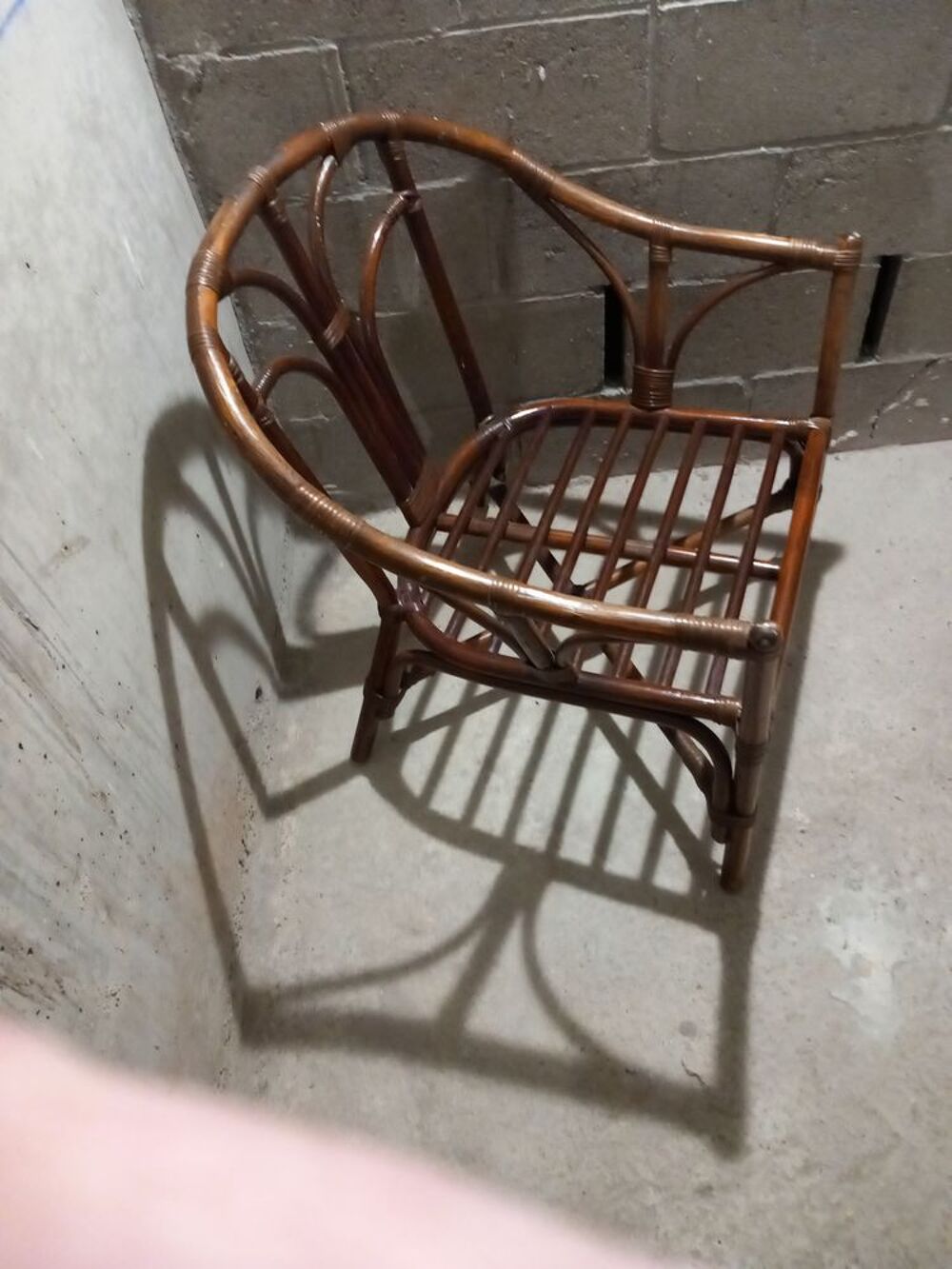 Fauteil en bois d'osier Meubles