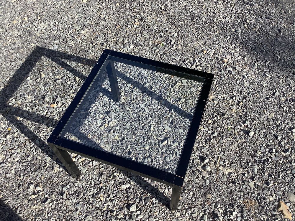 Table basse noire en bois IKEA Meubles