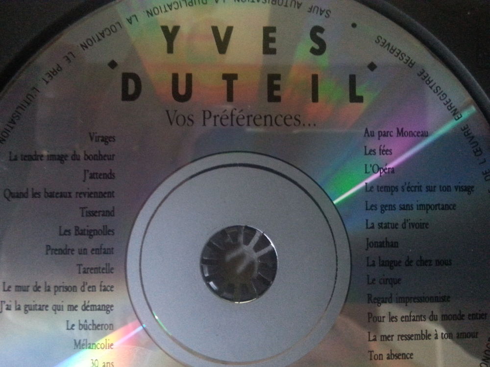 Yves DUTEIL - N&deg; 282
CD et vinyles