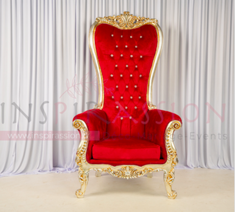 Fauteuil mod�le  Majestic  rouge & or 545 Pantin (93)