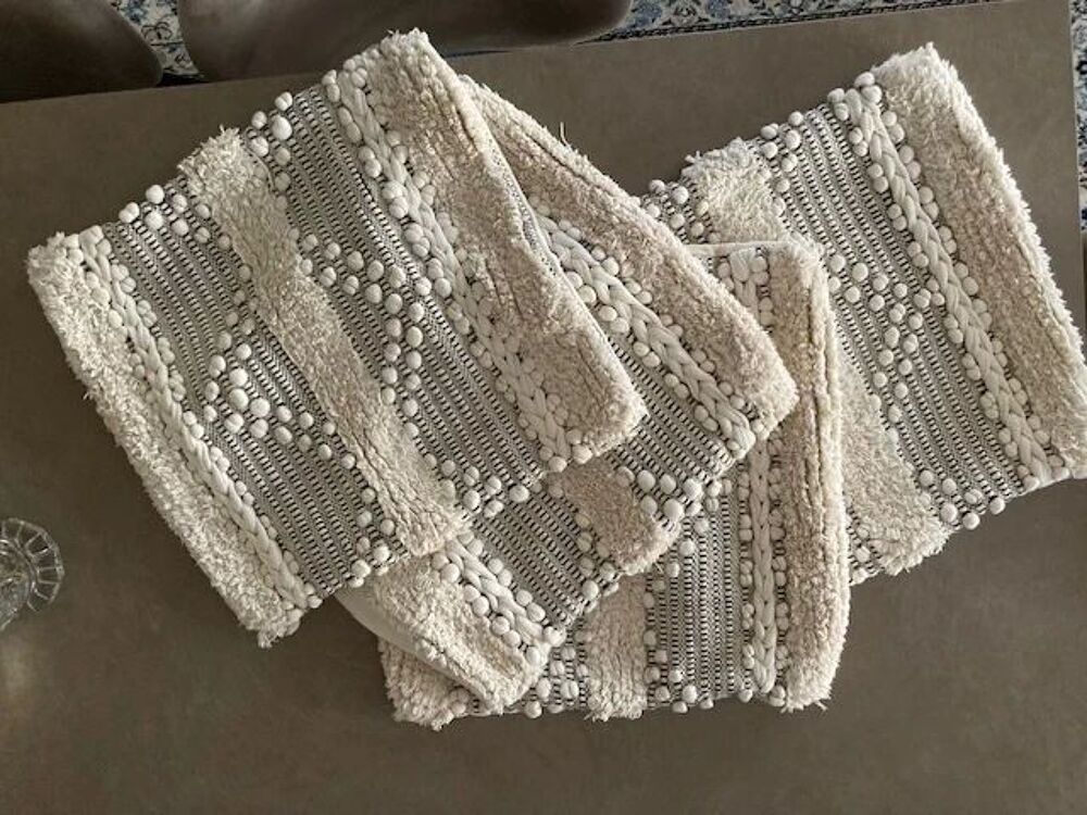 Lot de 4 Housses Coussin 43x43 Coton Décoration