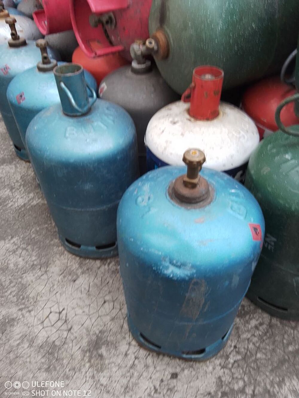 Bouteille de gaz butane vide Bricolage