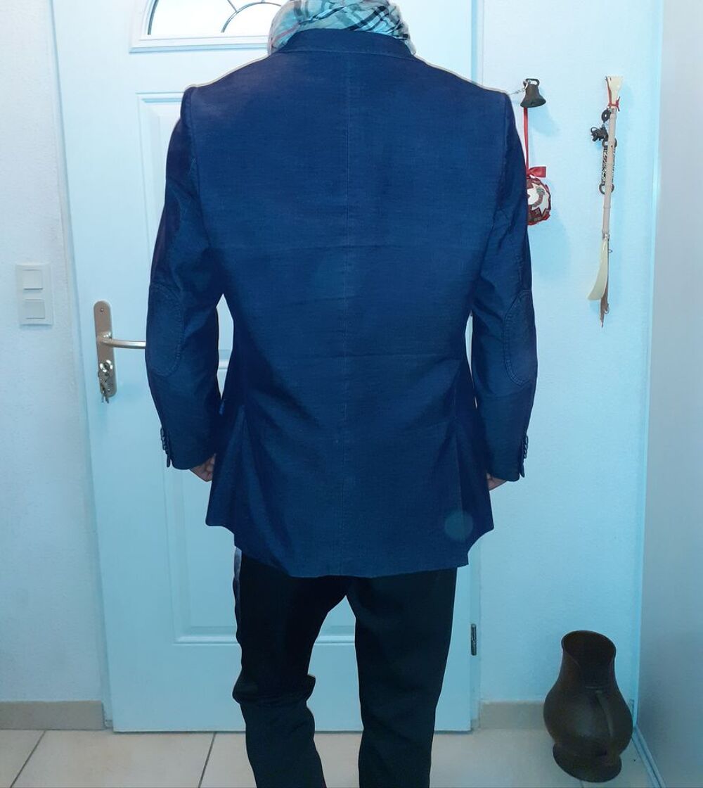 veste velours cottele bleue fonce Vêtements