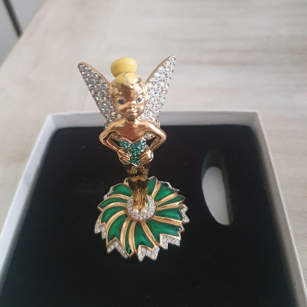 F&eacute;e clochette cristallis&eacute;e sur socle Edition limit&eacute;e Arribas Bros 