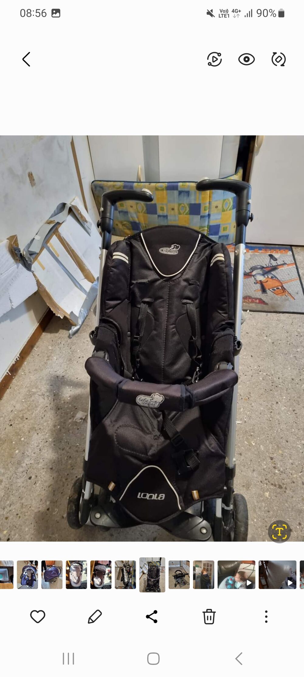 Poussette 3 en 1 Puériculture