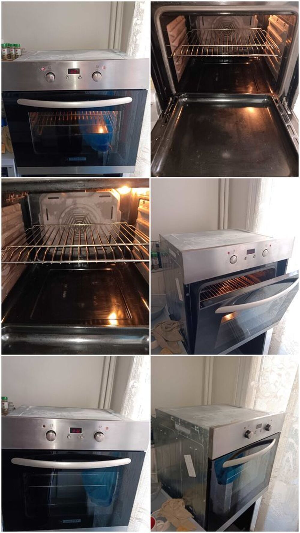 Four Encastrable Frostar Class A 65/Litres Multif Catalyse Grill Chaleur Tournante Porte Froide Diff&eacute;r&eacute; 24h Electroménager