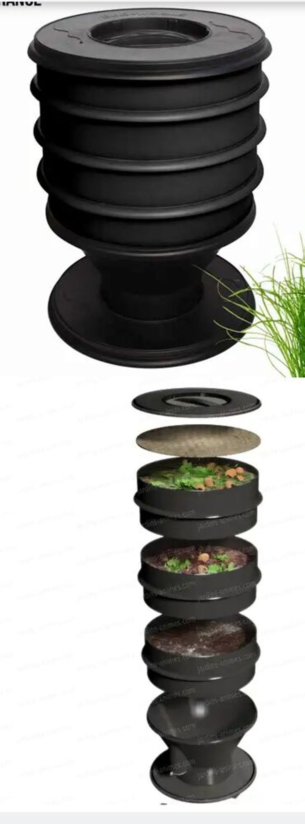 Composteur &agrave; &eacute;tages Jardin