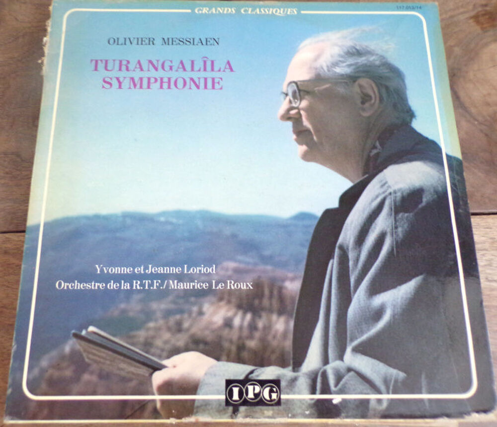 Olivier Messiaen Turangal&icirc;la symphonie vinyle 33 tours CD et vinyles