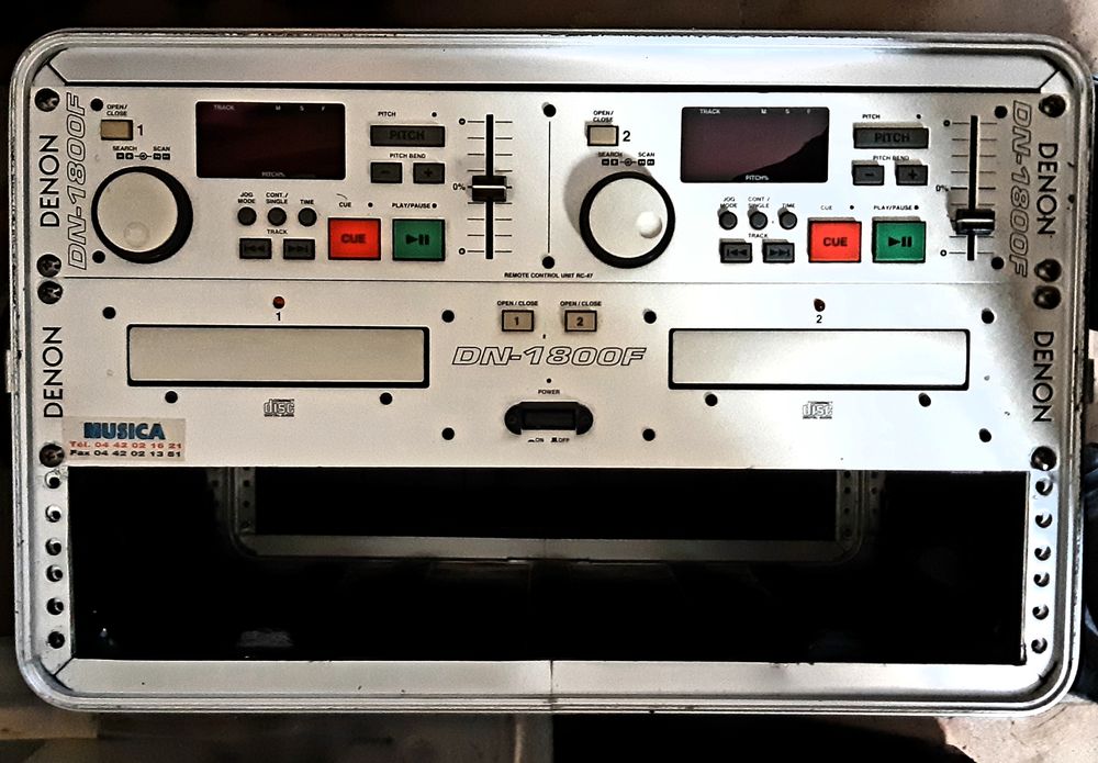 Denon DN 1800F - Platine Lecteur DJ Double CD Audio et hifi