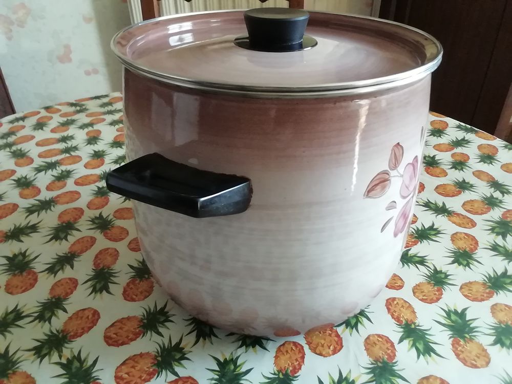 Magnifique faitout d&eacute;cor&eacute; tous feux +induction vintage 70/80 Cuisine