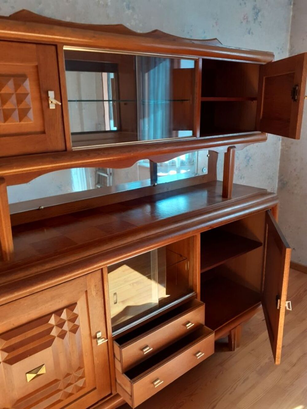 Vaisselier 2 corps en bois Meubles
