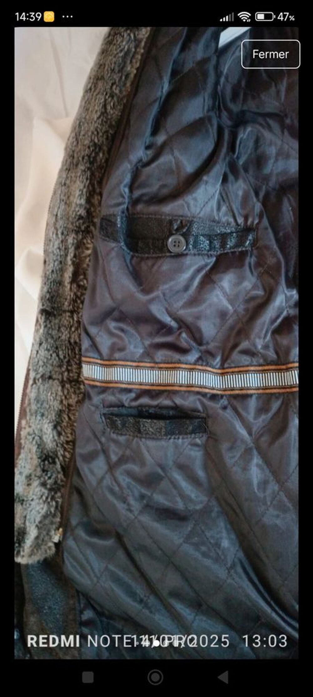 Veste cuir homme Vtements
