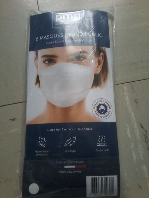 Lots 6 masqu� grand public haute technologie 5 Tourcoing (59)