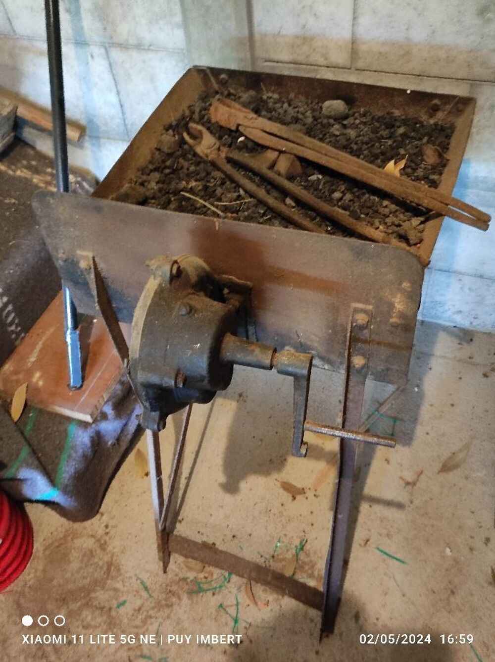 Forge avec souffleur Bricolage