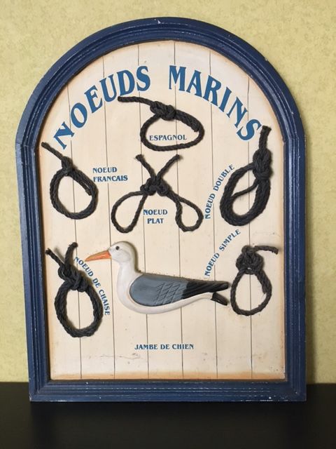 ENSEIGNE EN RELIEF BOIS NOEUDS MARIN 25 Saint-Maur-des-Fossés (94)