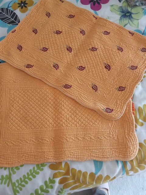 cinq sets de table 2 Vichy (03)