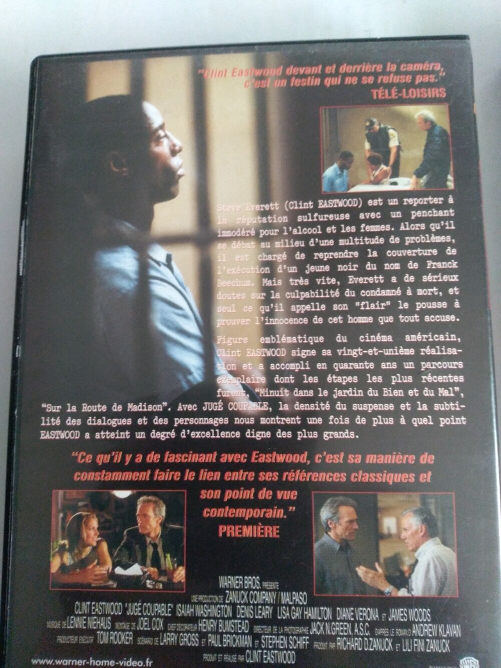 Jug&eacute; coupable DVD et blu-ray