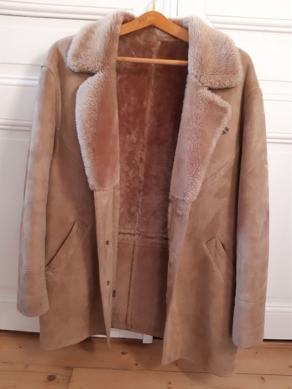 Parka homme agneau retourn&eacute; Vêtements