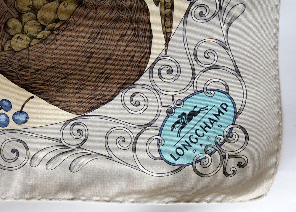 Foulard soie le march&eacute; LONGCHAMP Vêtements
