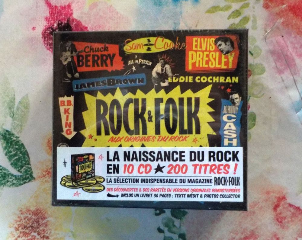 COFFRET ROCK &amp; FOLK La naissance du Rock en 10 CD Neuf Audio et hifi