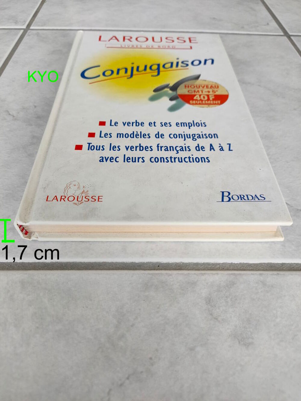 LAROUSSE Conjugaison - Livre - Tr&egrave;s bon &eacute;tat Livres et BD