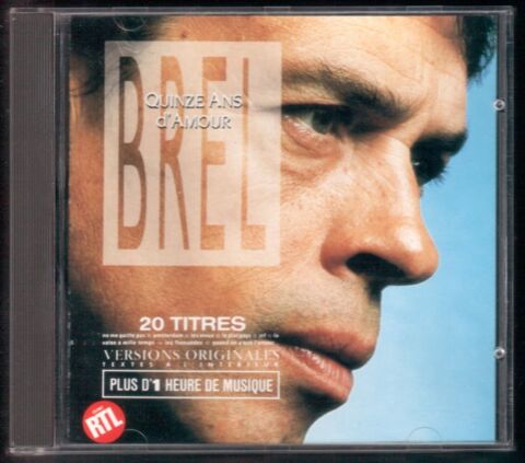 Album CD : Brel - Quinze ans d'amour.  3 Tartas (40)