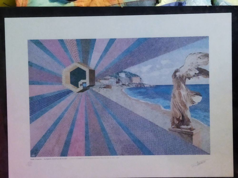 Image faite avec des timbres 