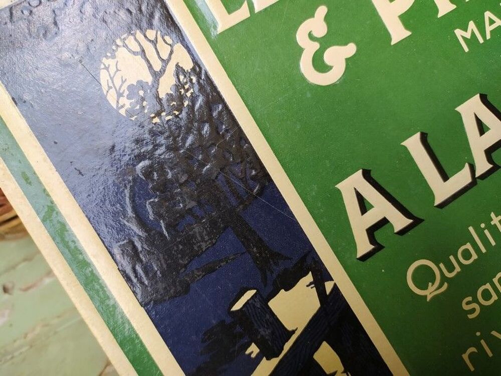 Ancien Carton Publicitaire Les Caf&eacute;s &amp; Produits A La Lune 