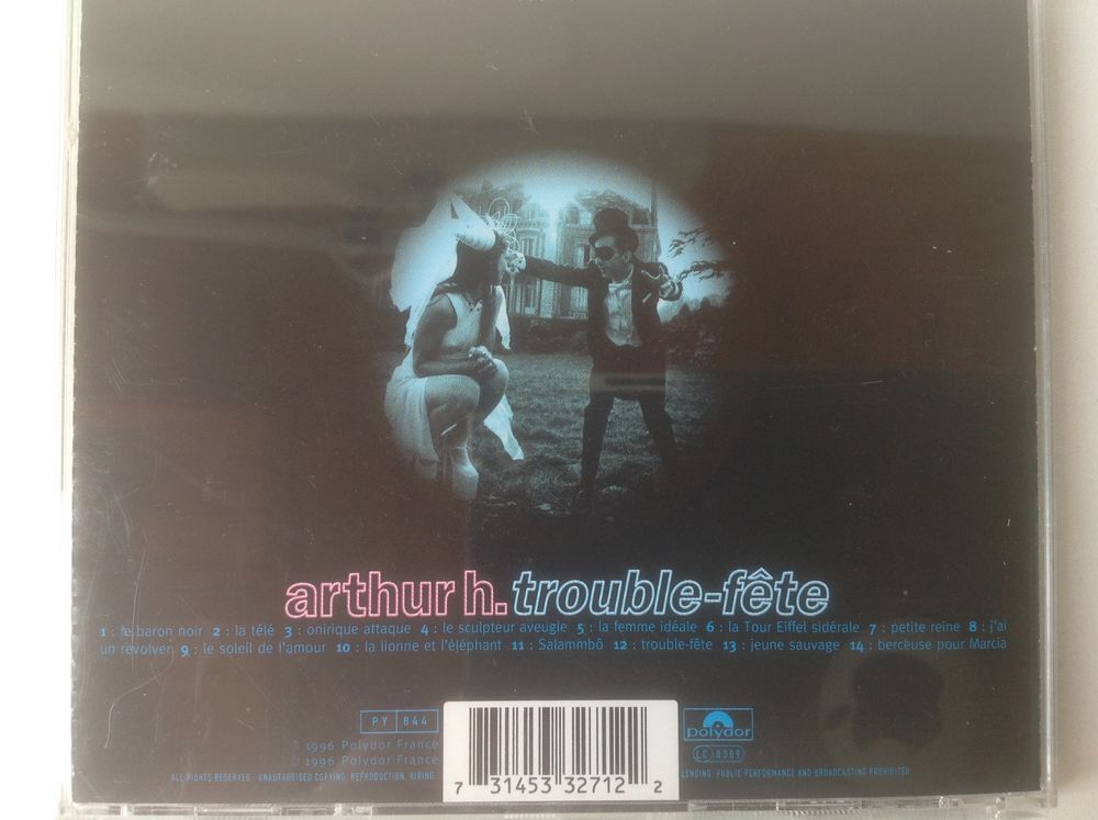 ARTHUR H TROUBLE-F&Ecirc;TE Envoi Possible
CD et vinyles