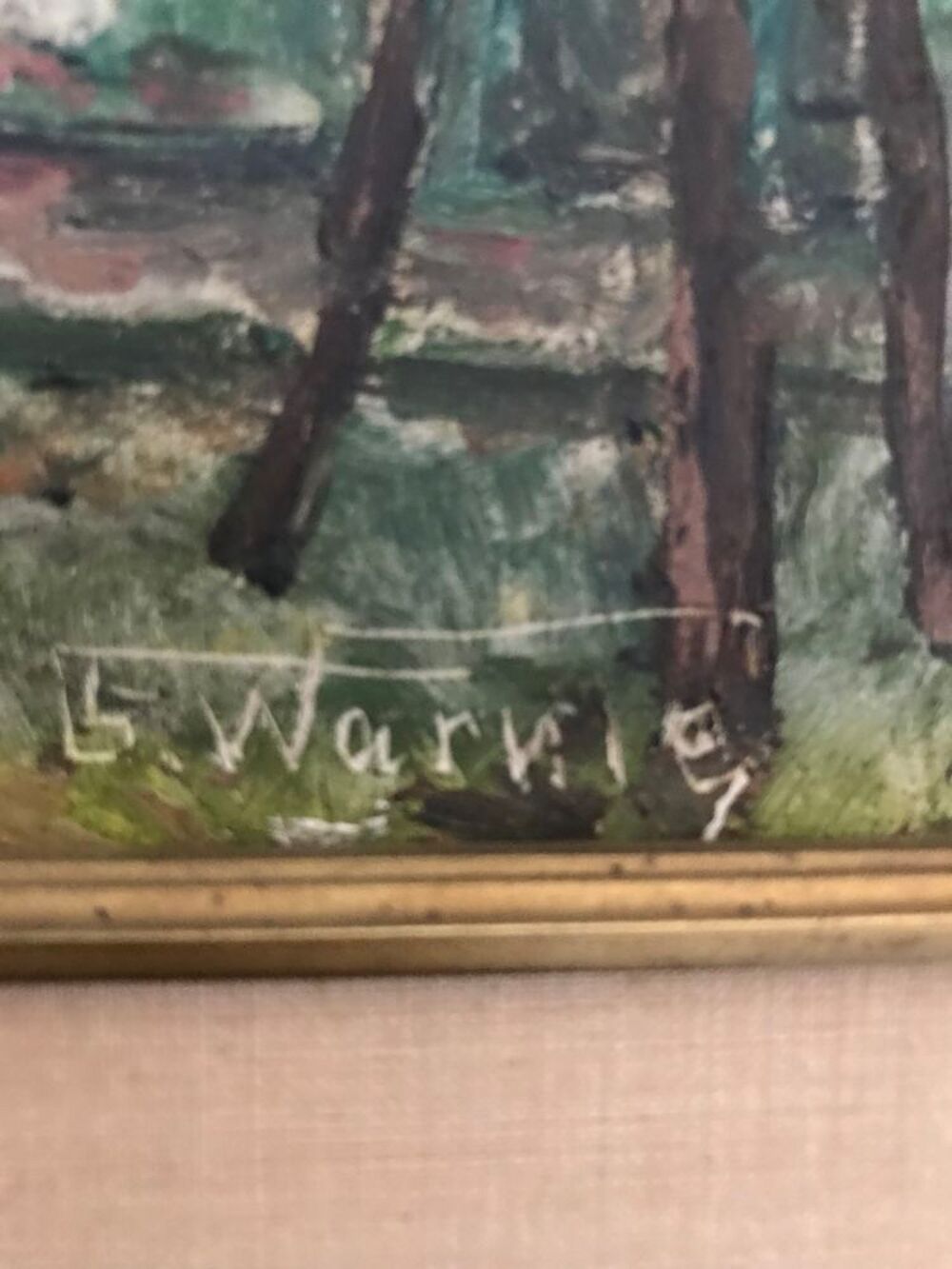 Tableau de Stanislas Warnie 