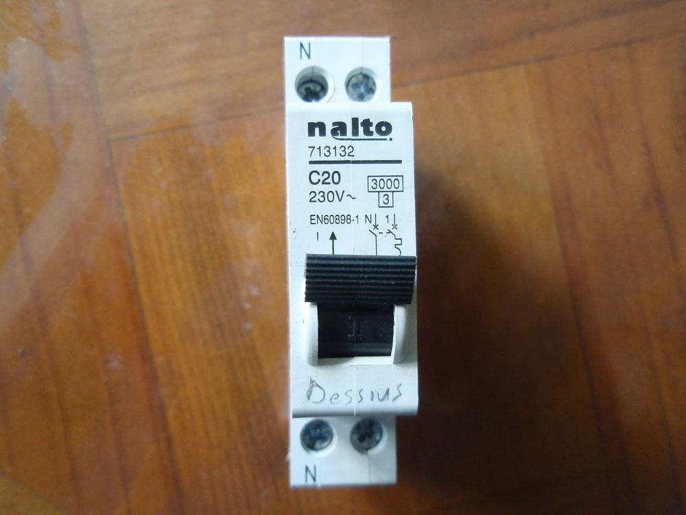 Disjoncteur 20A Nalto Bricolage