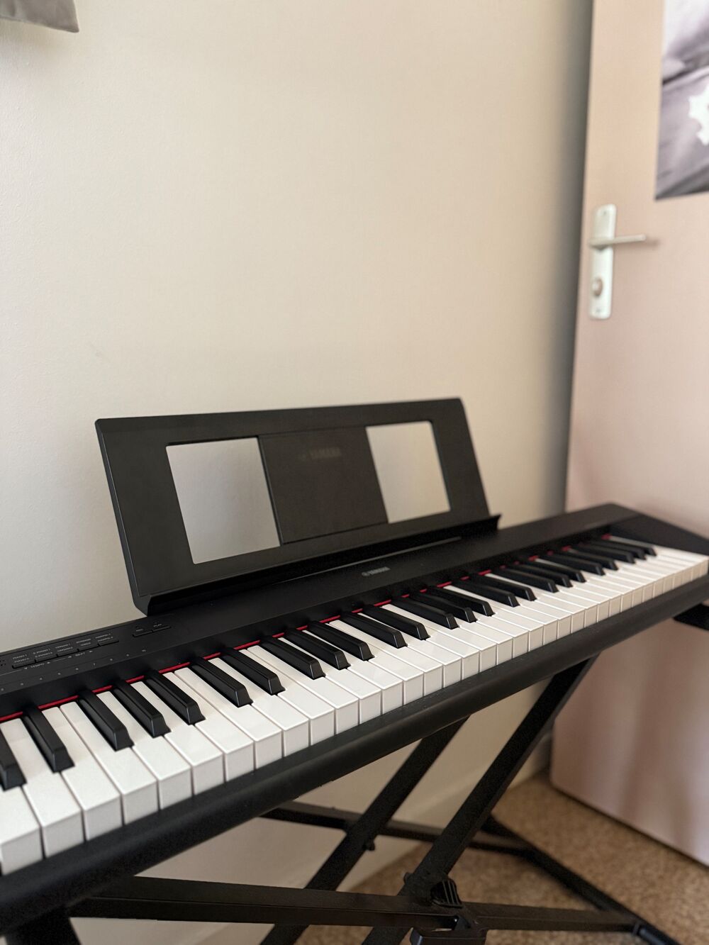 Clavier Yamaha NP-12 + support double Ibiza Sound �" Tr&egrave;s bon &eacute;tat Instruments de musique