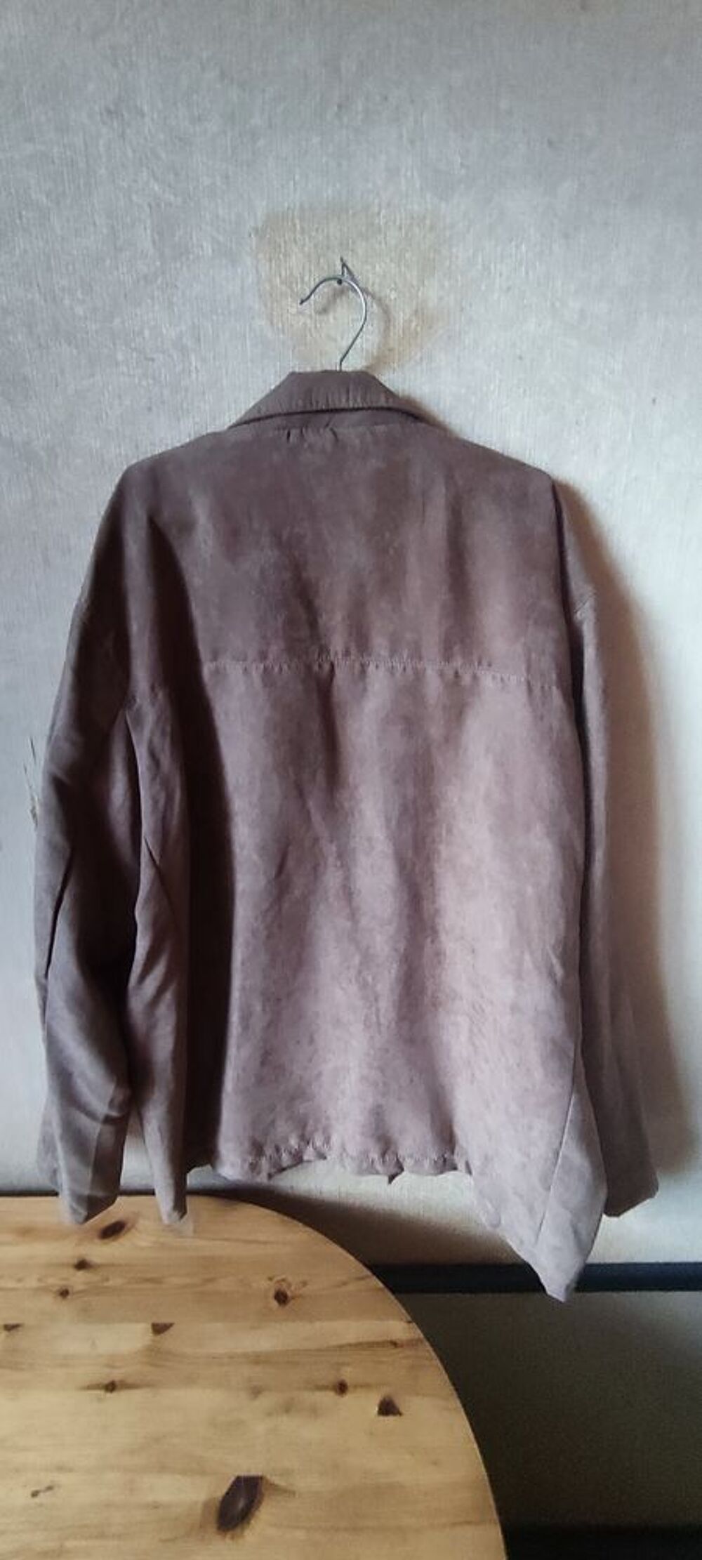 Veste en su&eacute;dine XXL Vêtements