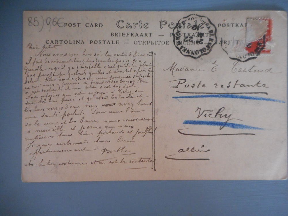 CPA Les Sables d'Olonne n&deg;89 